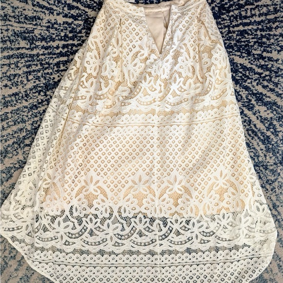 Lover, White Lace 2-level skirt - Picture 3 of 5